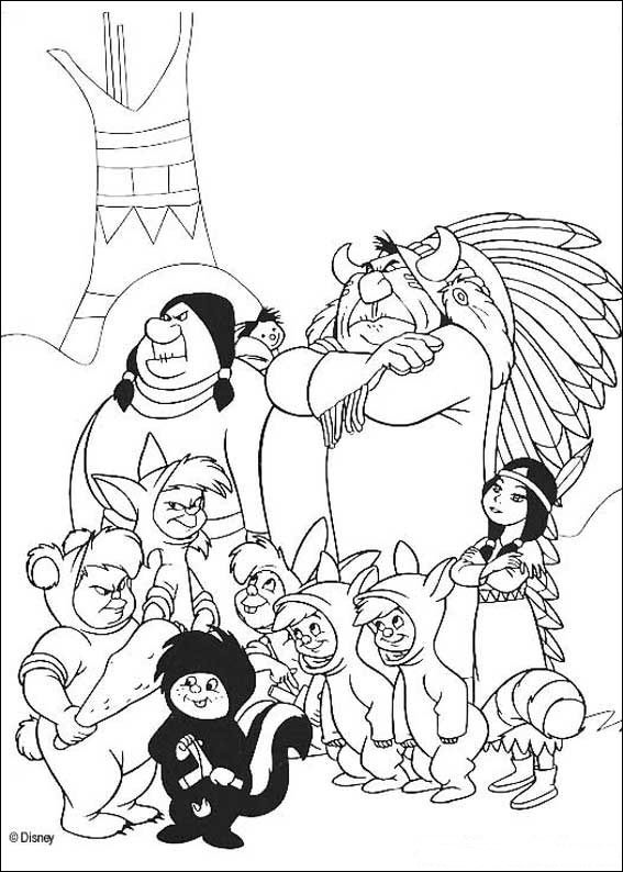 Plansa de colorat cu Peter Pan 32 26